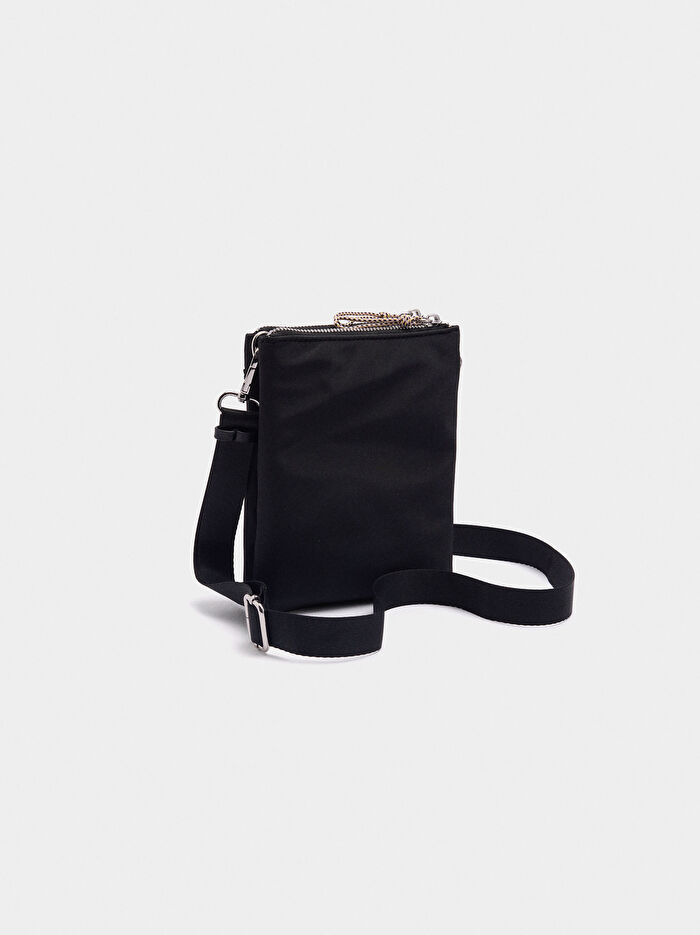 Teknik Kumaş Çapraz Askılı Çanta