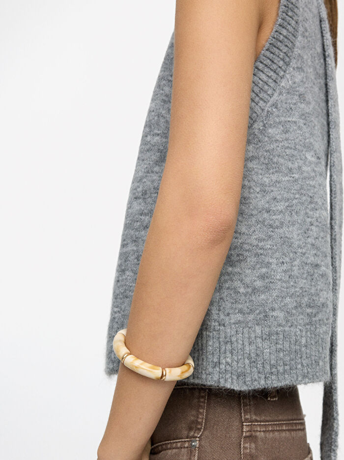 Taş Görünümlü Esnek Bileklik