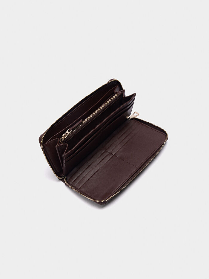 Dokulu ve Fermuarlı Cüzdan