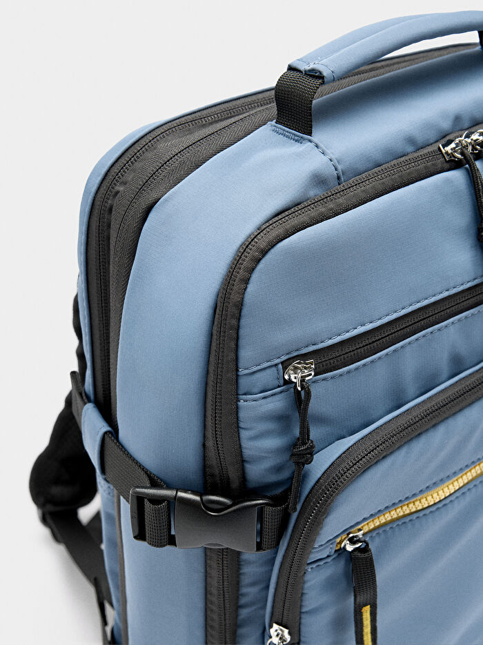 Teknik Kumaş Kabin Boy Sırt Çantası