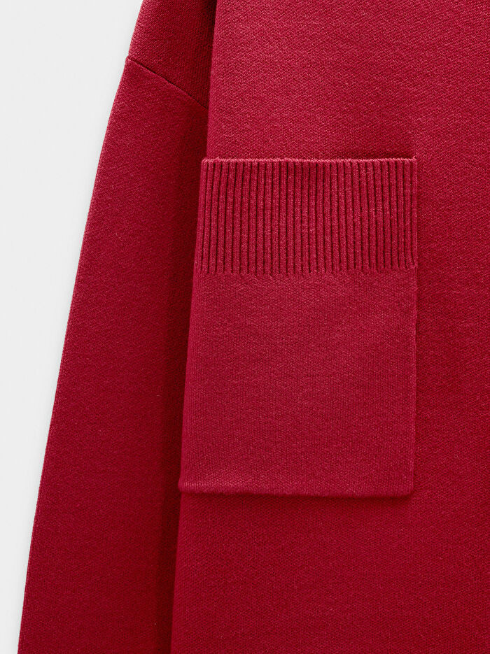 Fermuarlı Örme Hırka