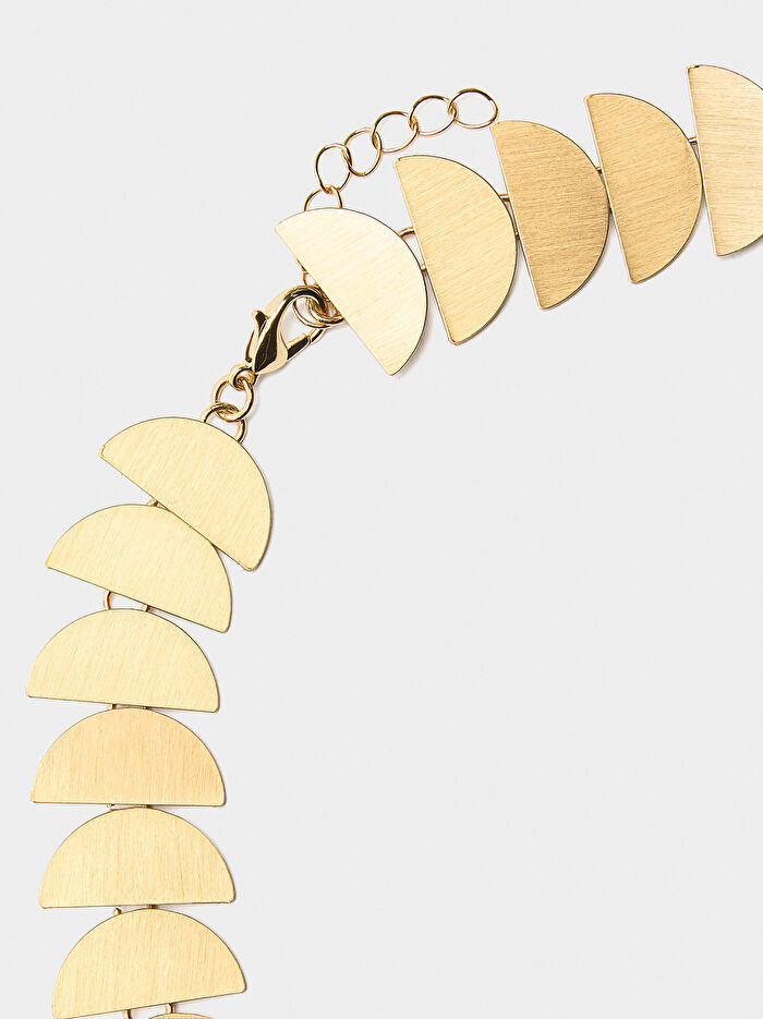 Yarım Daireli Kısa Kolye