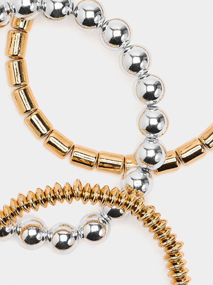 İki Renkli Elastik Bileklik Seti