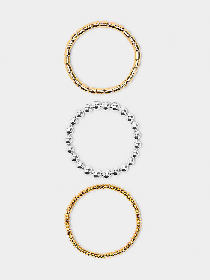 İki Renkli Elastik Bileklik Seti