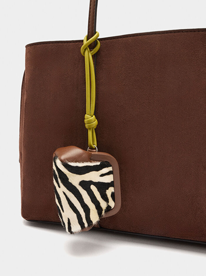 Deri Görünümlü Omuz Askılı 13 İnç Laptop Çantası