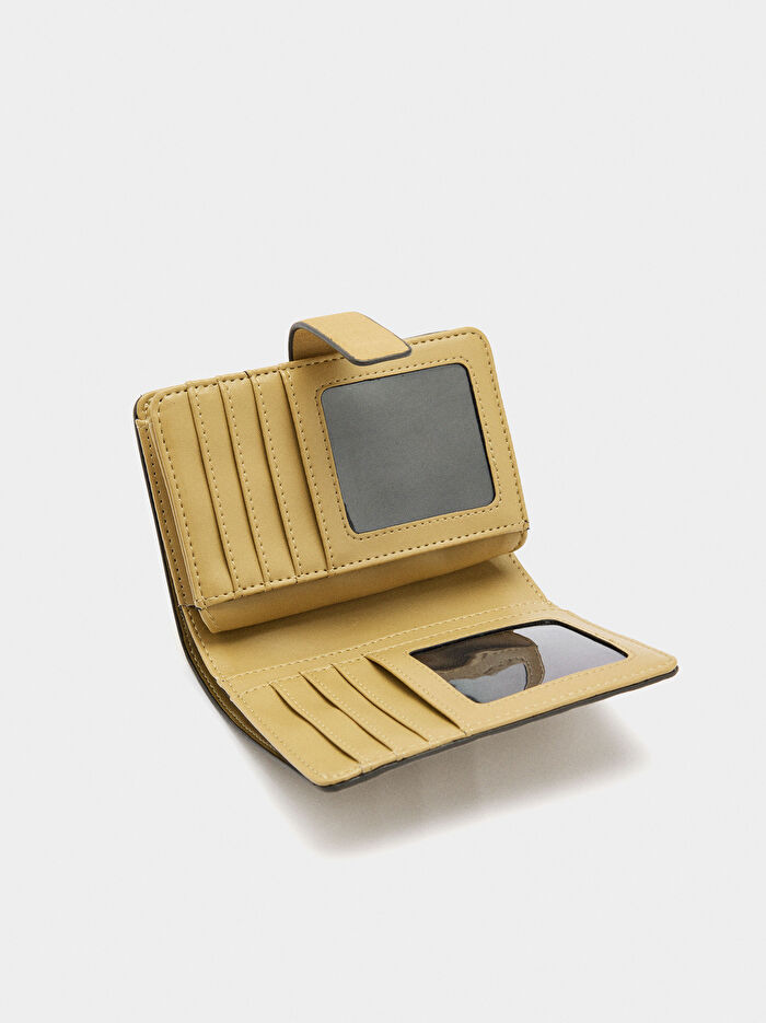 Deri Efektli Cüzdan