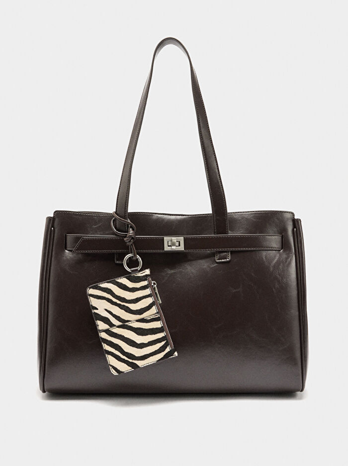 Deri Omuz Askılı 13 İnç Laptop Çantası