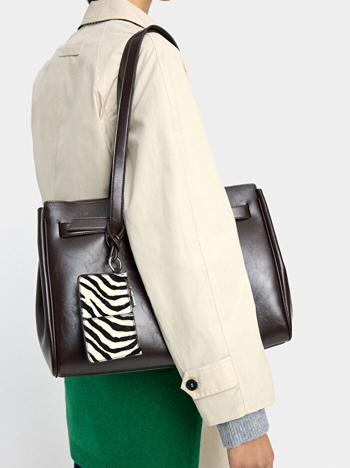 Deri Omuz Askılı 13 İnç Laptop Çantası