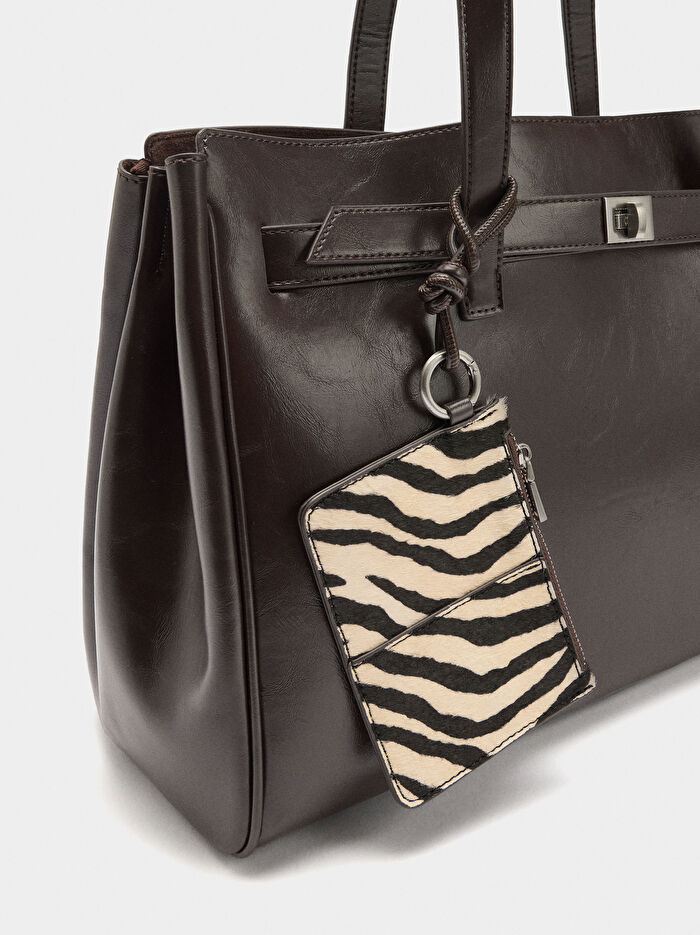 Deri Omuz Askılı 13 İnç Laptop Çantası