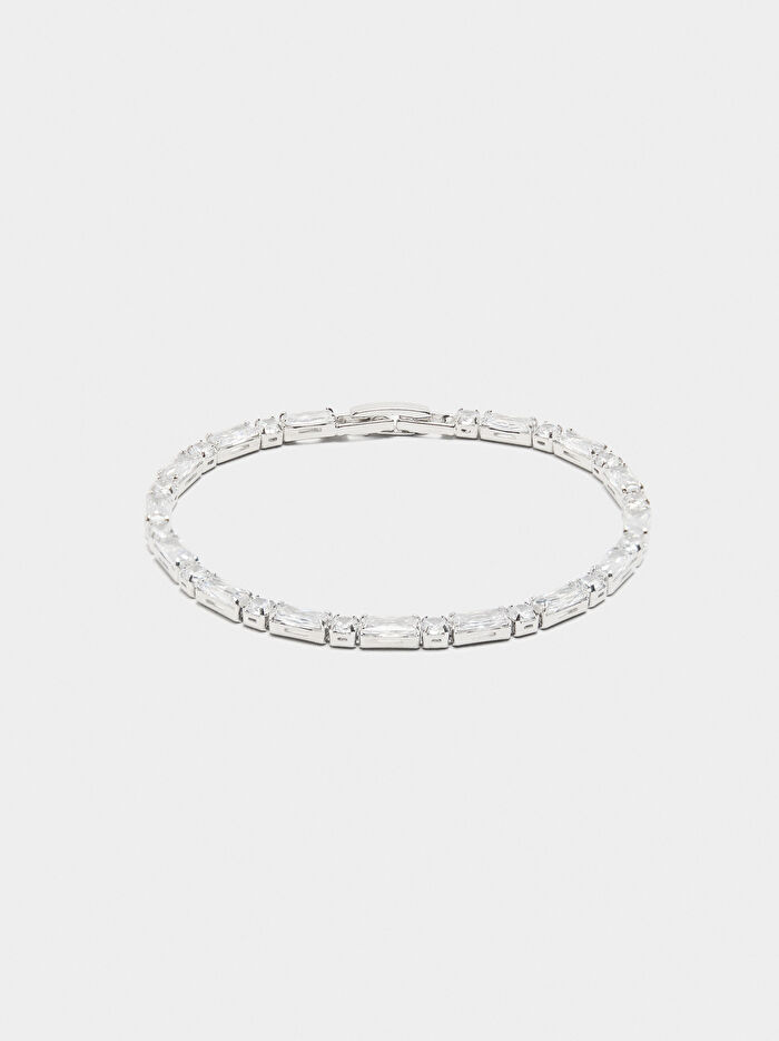 Zirkonya Taşlı Kolye ve Bileklik Seti