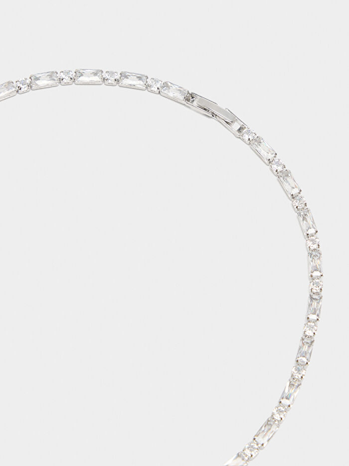 Zirkonya Taşlı Kolye ve Bileklik Seti