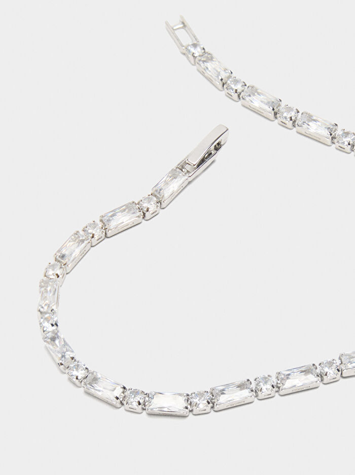 Zirkonya Taşlı Kolye ve Bileklik Seti