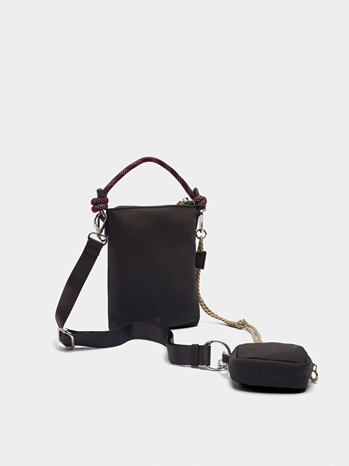 Teknik Kumaş Cep Telefonu Çantası