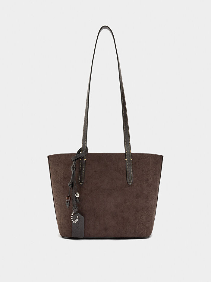 İçi Çıkarılabilir Çift Taraflı Shopper Çanta