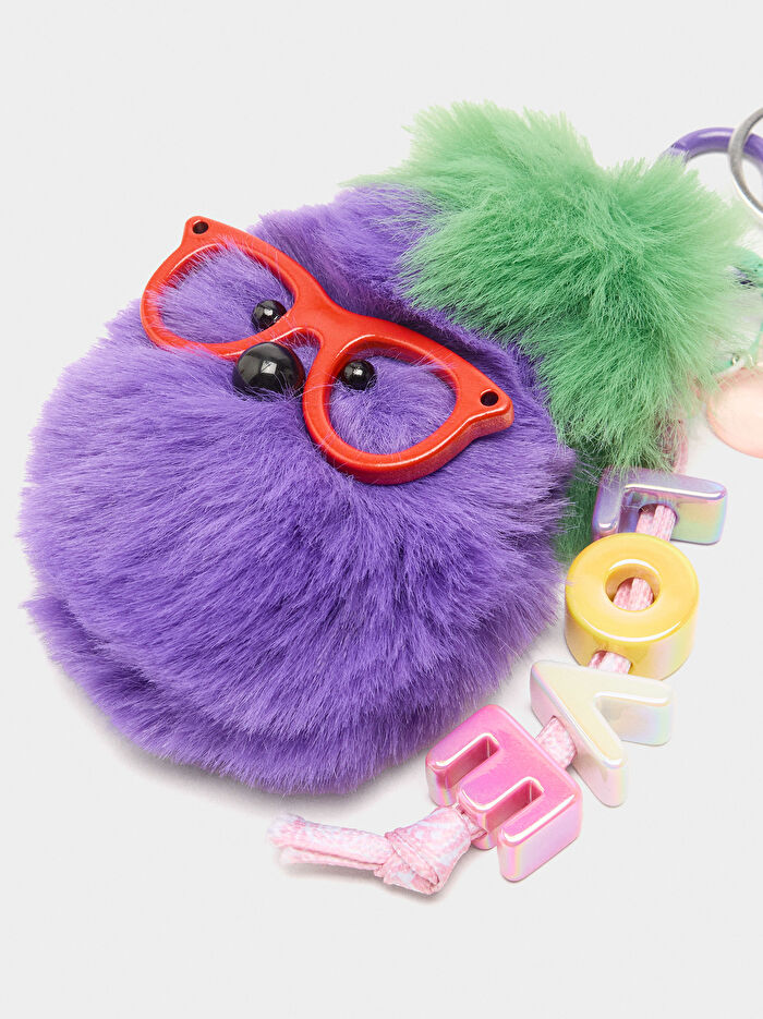 Ponpon Love Charm Anahtarlık