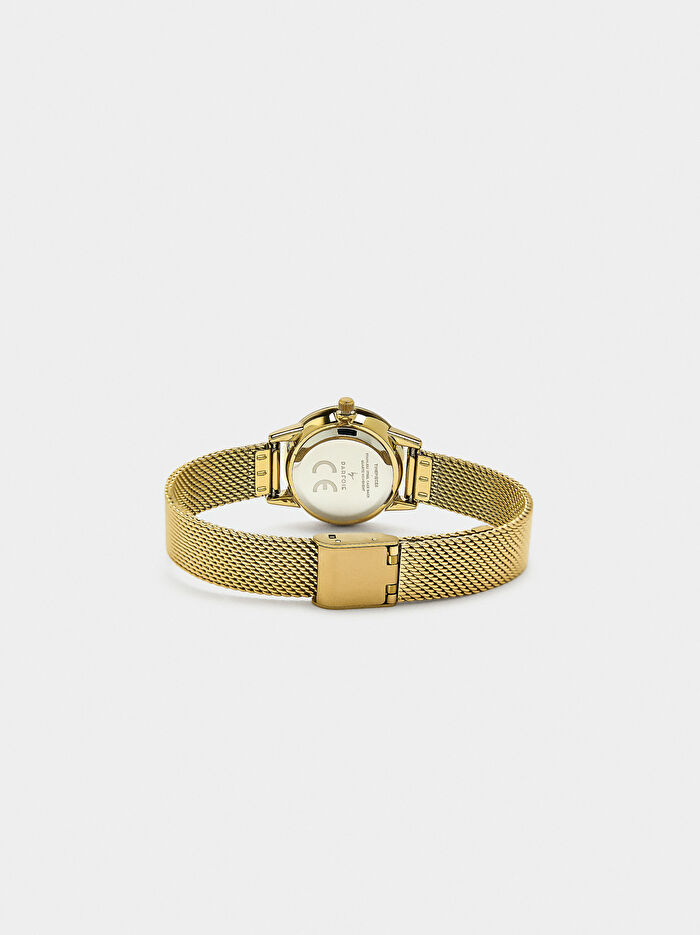 Paslanmaz Çelik Hasır Kayışlı Saat