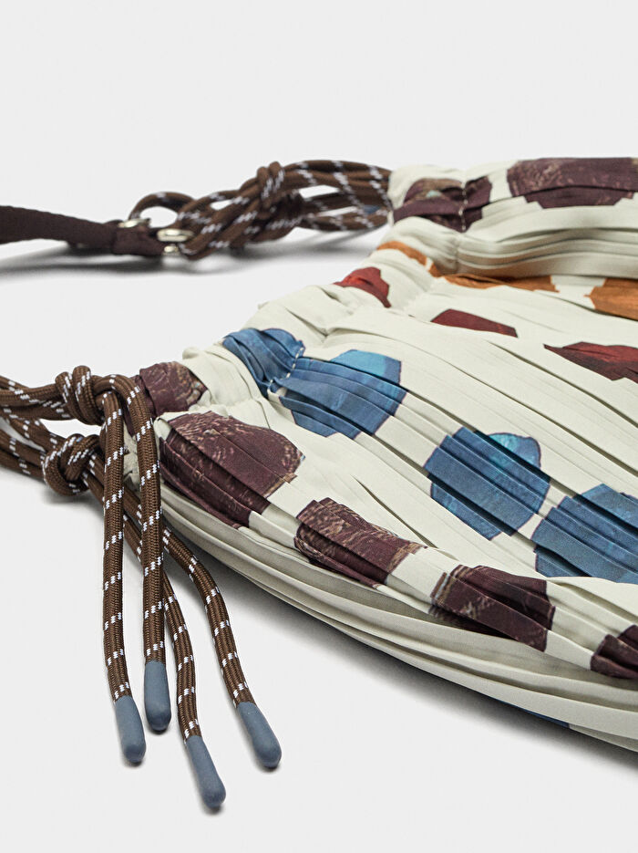 Teknik Kumaş Baskılı Çanta