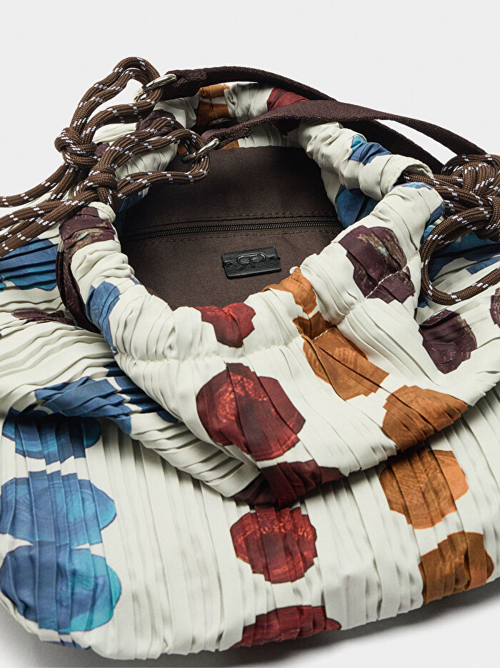 Teknik Kumaş Baskılı Çanta