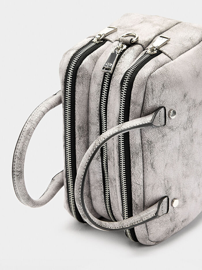 Çatlak Efektli Bowling Çantası