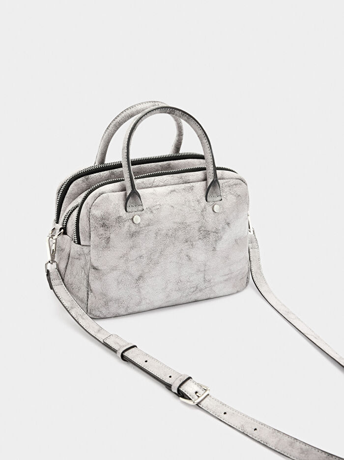 Çatlak Efektli Bowling Çantası