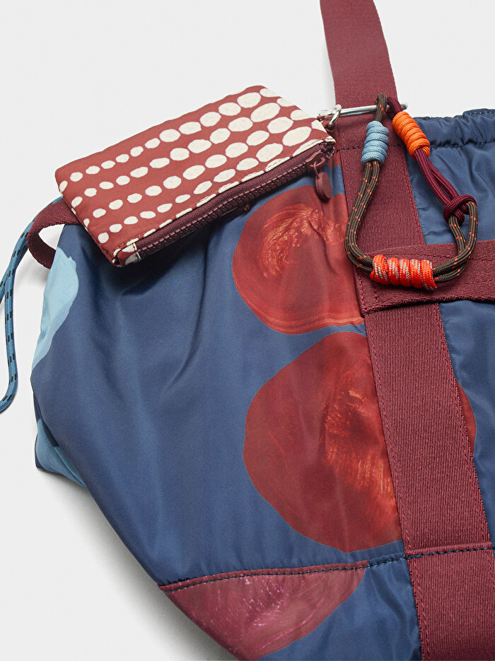 Çift Taraflı Teknik Kumaş Weekend Çanta