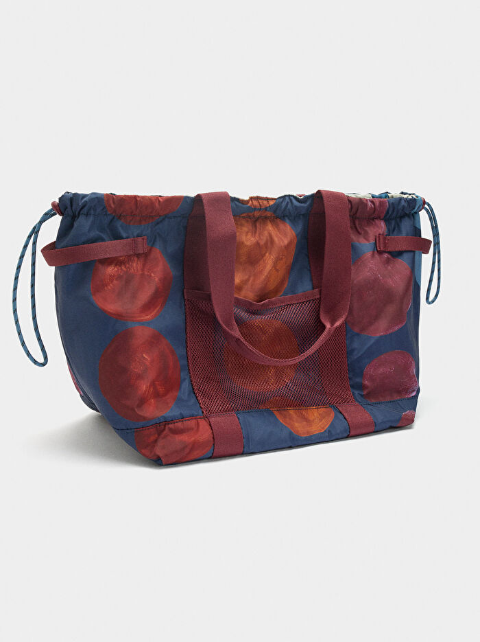 Çift Taraflı Teknik Kumaş Weekend Çanta