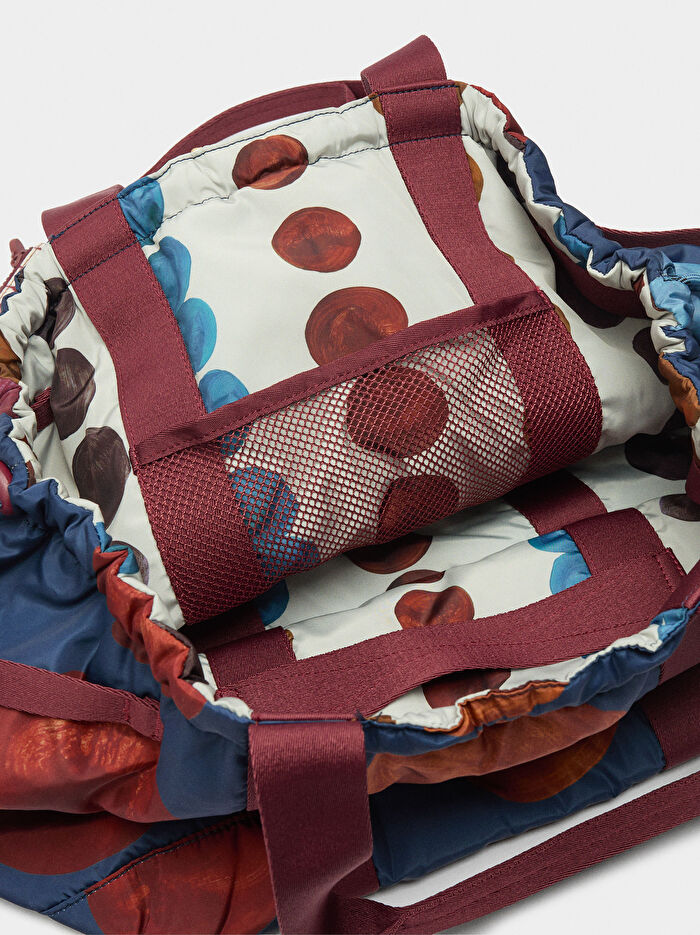 Çift Taraflı Teknik Kumaş Weekend Çanta