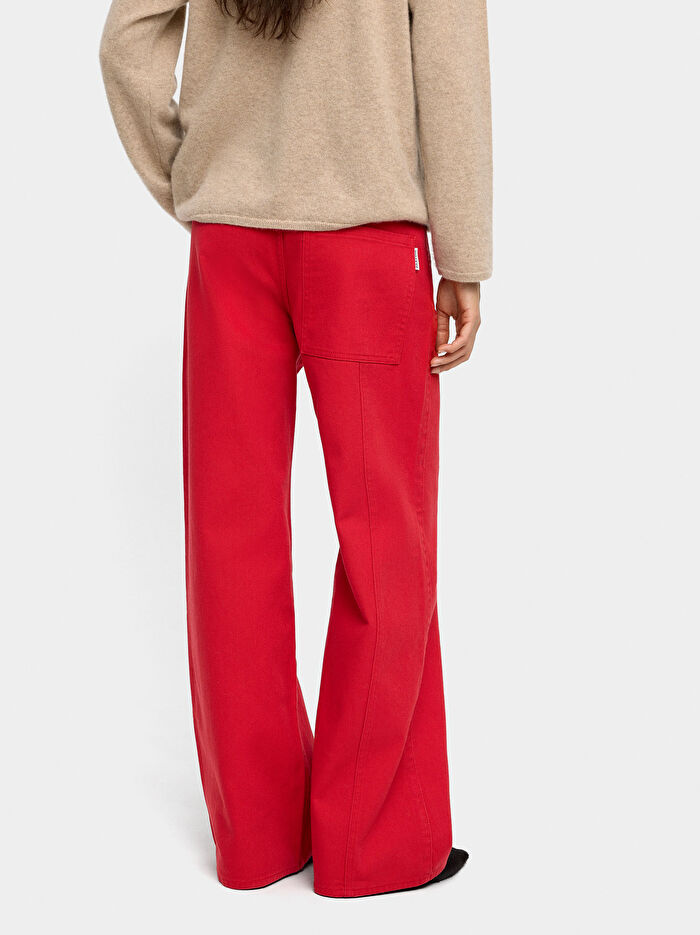 %100 Pamuk Denim Pantolon