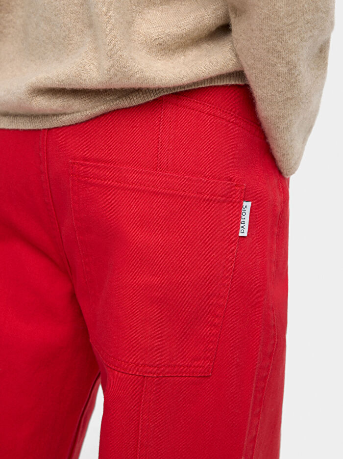 %100 Pamuk Denim Pantolon