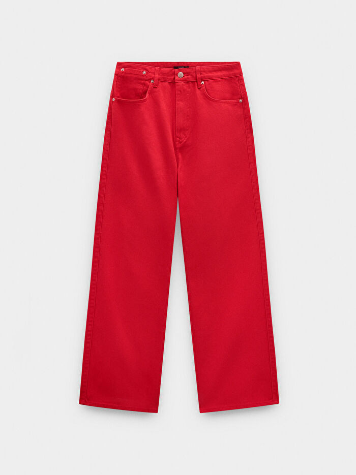 %100 Pamuk Denim Pantolon