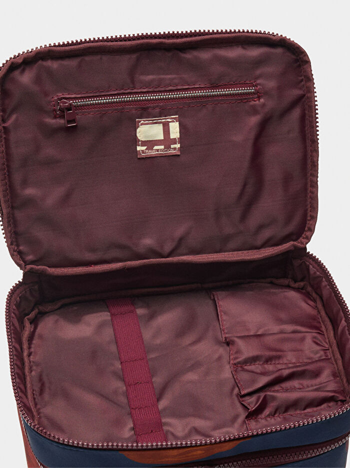 Desenli Teknik Kumaş Çok Amaçlı Çanta