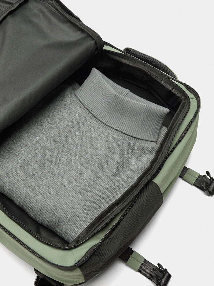 Teknik Kumaş Kabin Boy Sırt Çantası