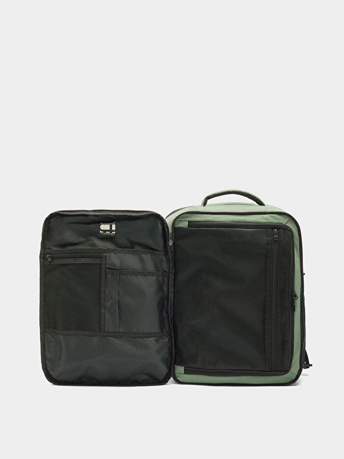 Teknik Kumaş Kabin Boy Sırt Çantası