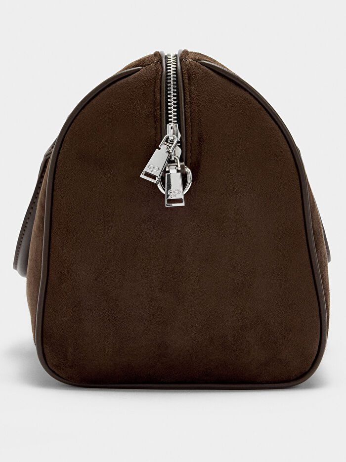 Deri Efektli Tote Çanta M