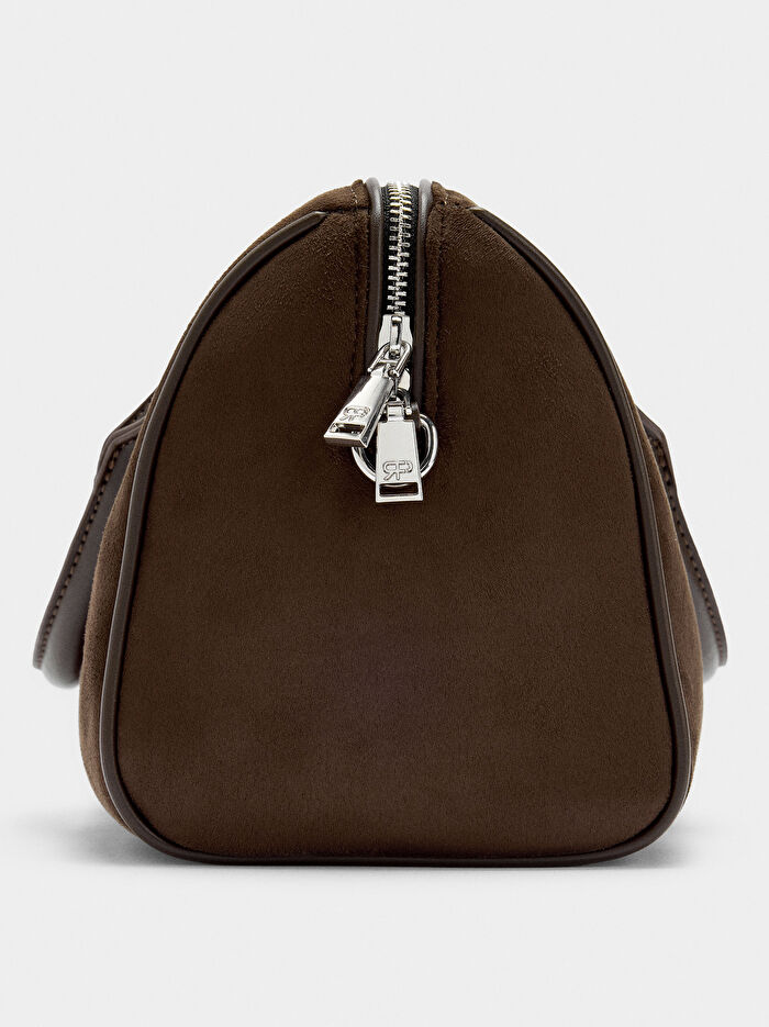 Deri Efektli Tote Çanta S