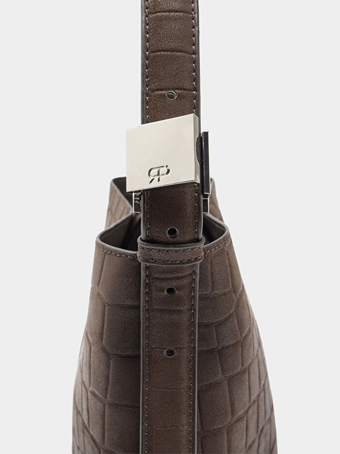 Desenli Omuz Çantası