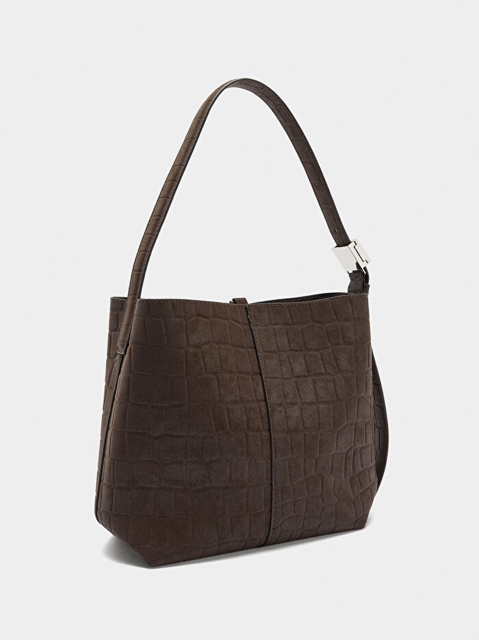 Desenli Omuz Çantası