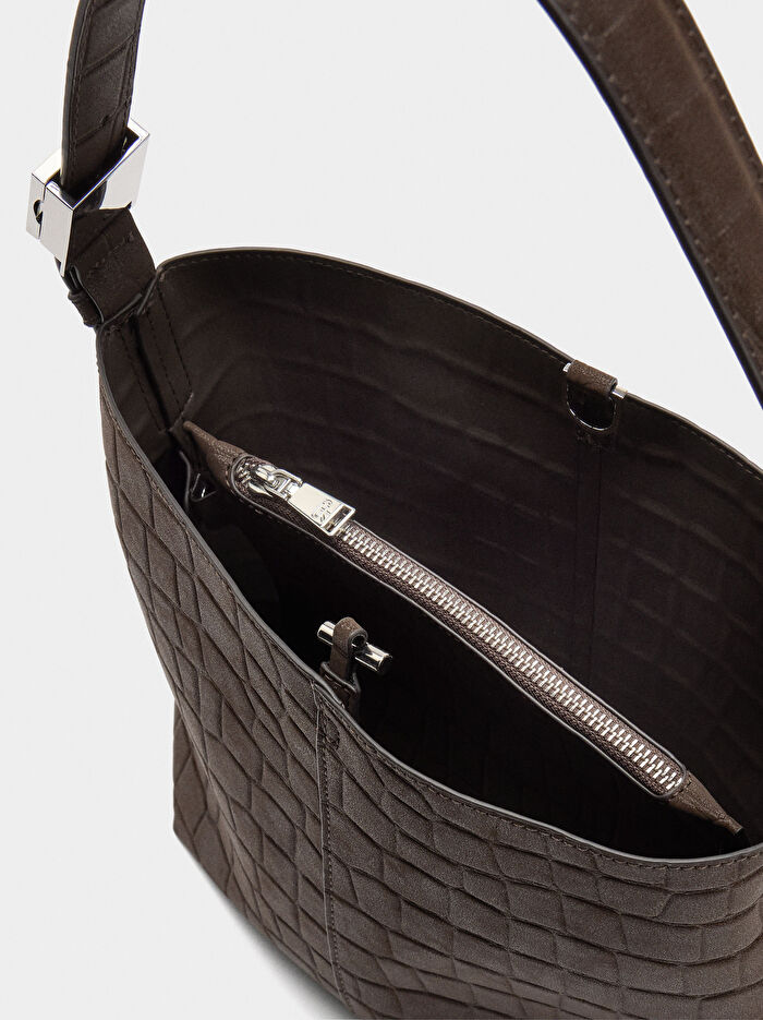 Desenli Omuz Çantası