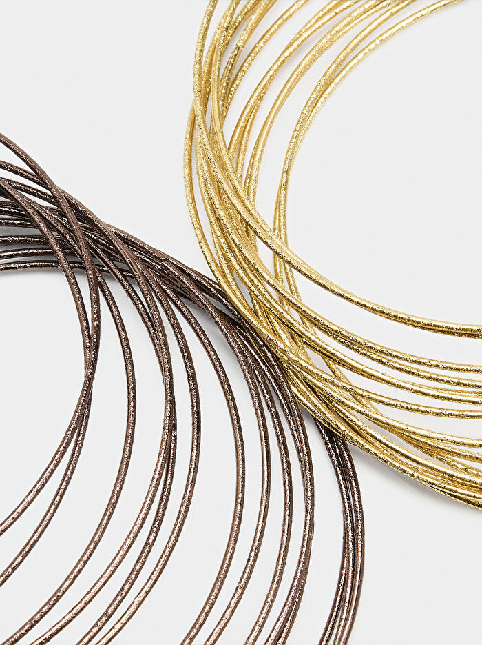 Çapraz Tasarımlı Sert Bileklik