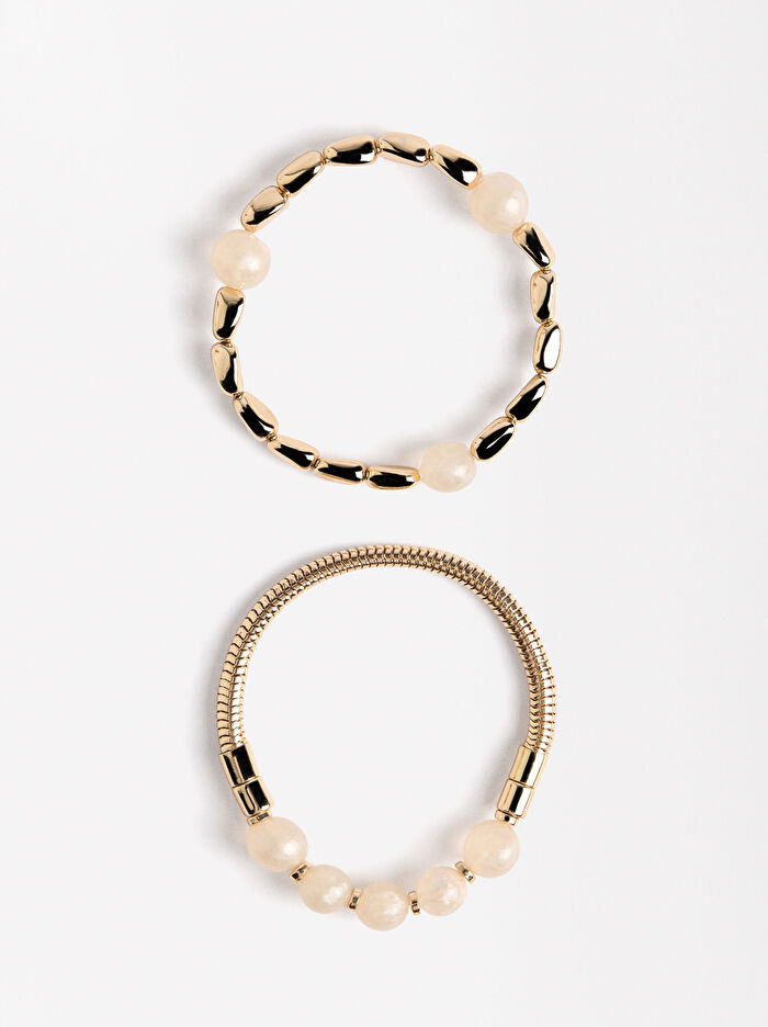 Resin Elastik Bileklik Seti