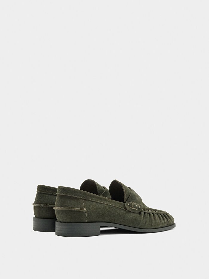 Dikişli Deri Makosen