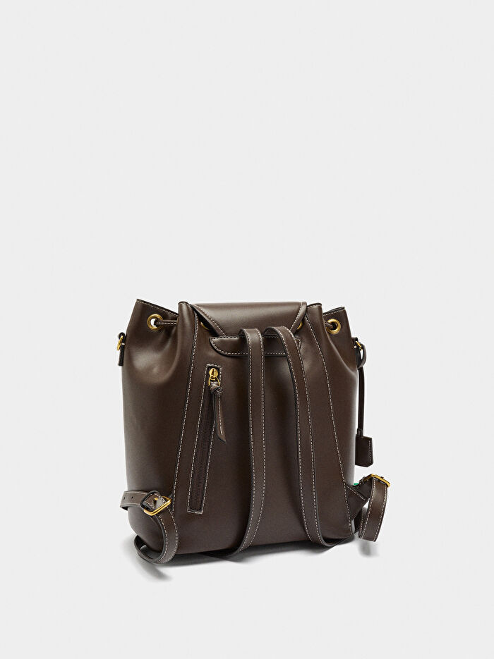 Çapraz Askı Detaylı Sırt Çantası