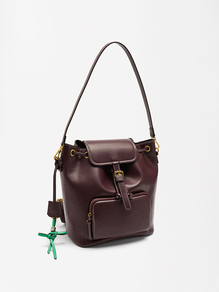 Çapraz Askı Detaylı Sırt Çantası