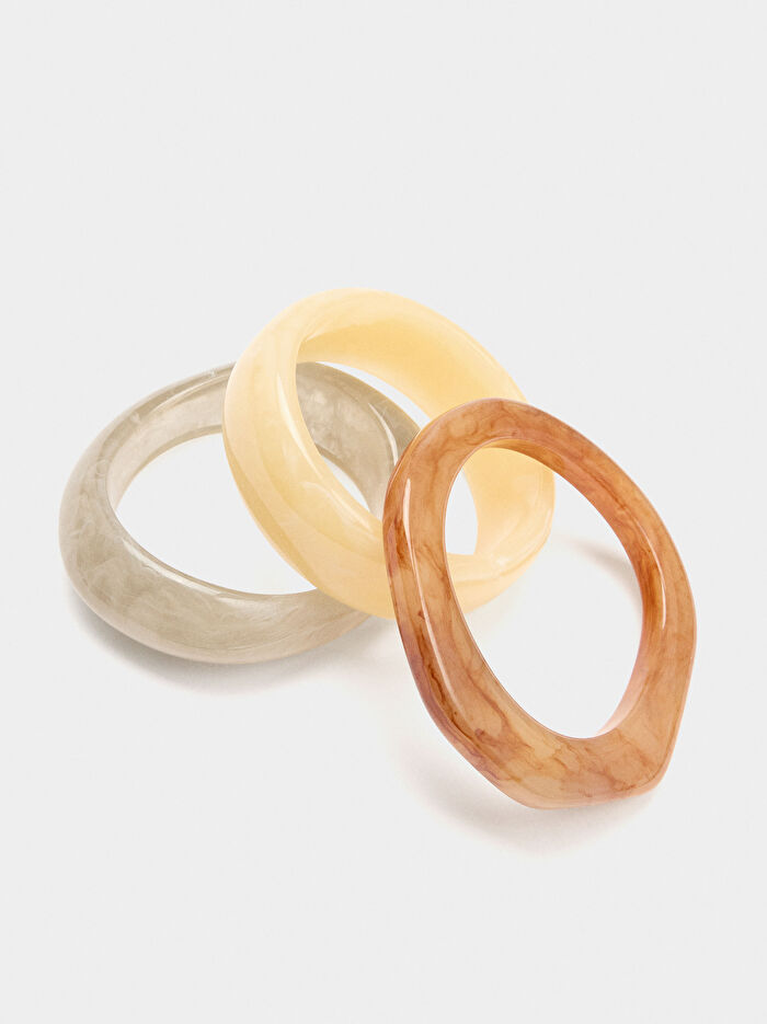 Resin Taş Efektli Bileklik