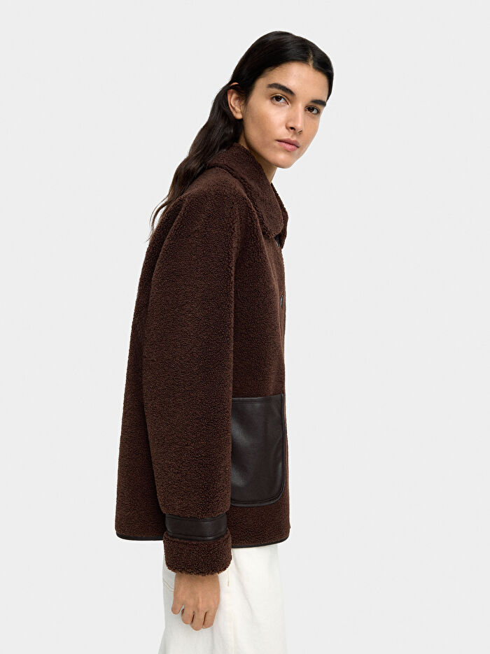 Sherpa Efektli ve Dokulu Ceket