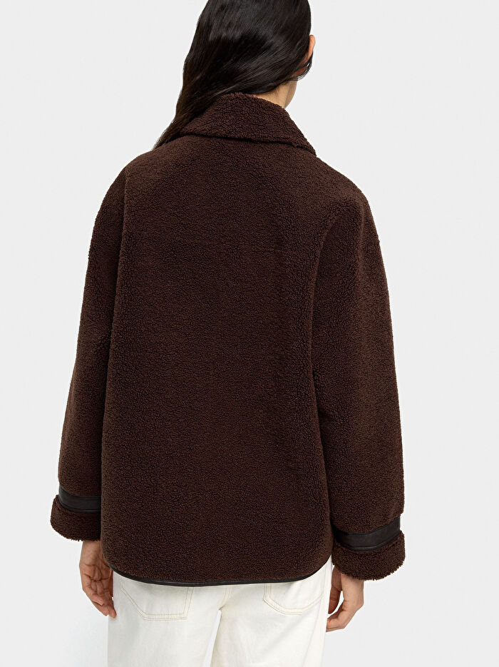 Sherpa Efektli ve Dokulu Ceket