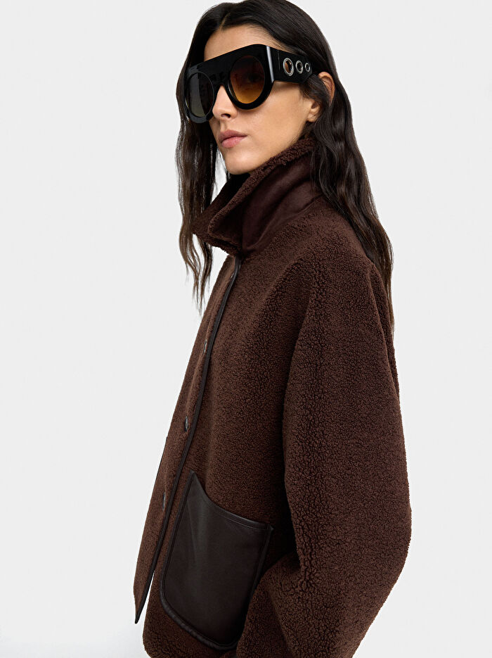 Sherpa Efektli ve Dokulu Ceket