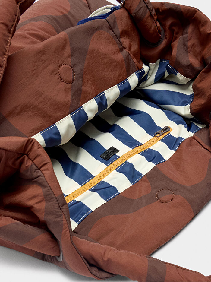 Charmlı Desenli Shopper Çanta