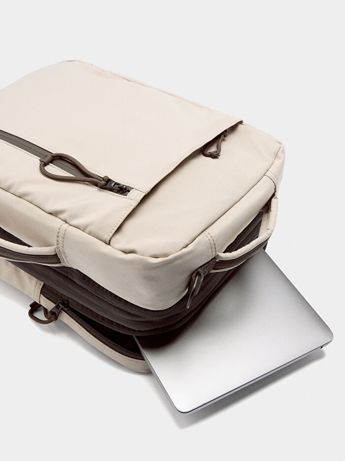 Teknik Kumaş Kabin Boy Sırt Çantası