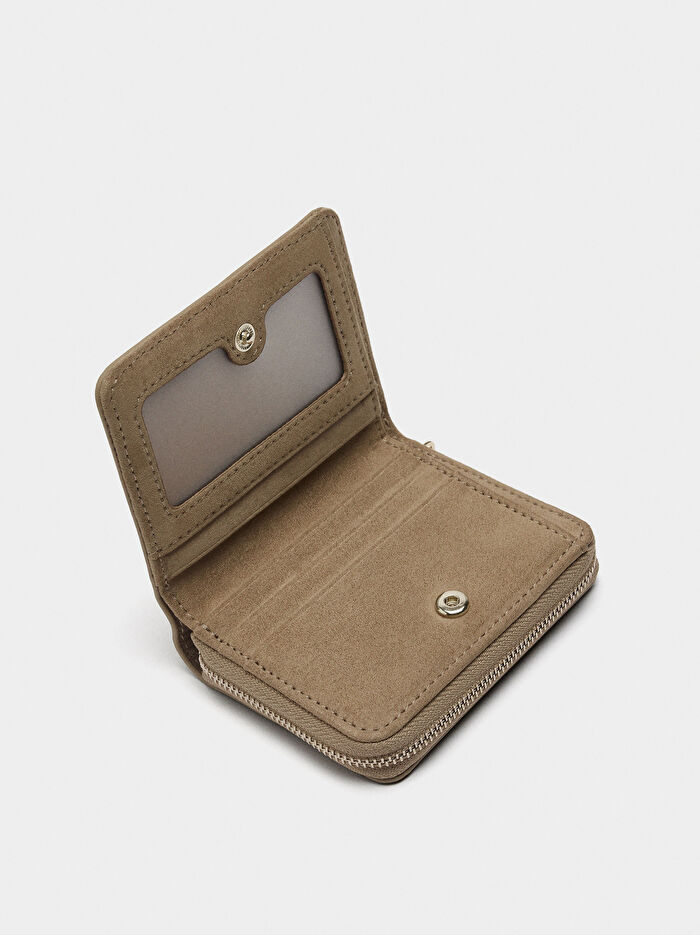 Deri Efektli Cüzdan S